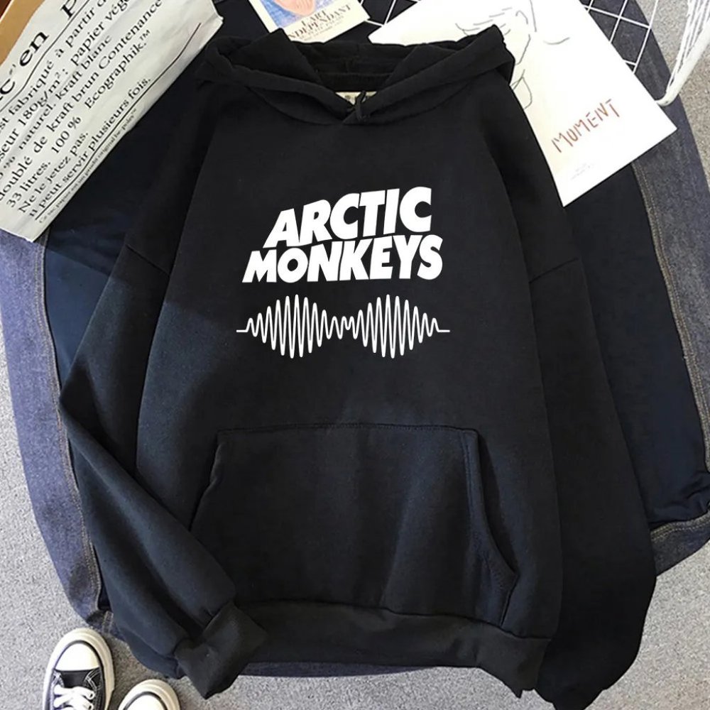 Comfortable Rock Arctic Monkeys Print Hoodie Hip Hop Coats Rapper Sweater Unisex